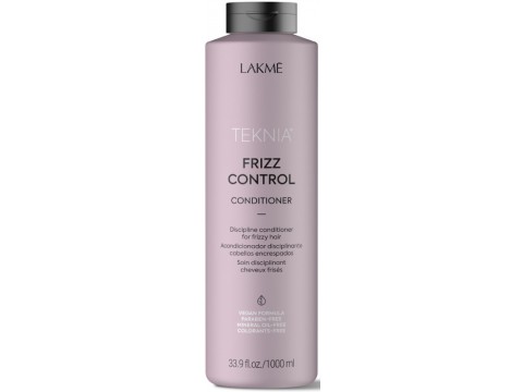 Lakme nenuplaunamas kondicionierius nepaklusniems plaukams Teknia Frizz Control Conditioner Leave-In 1000ml